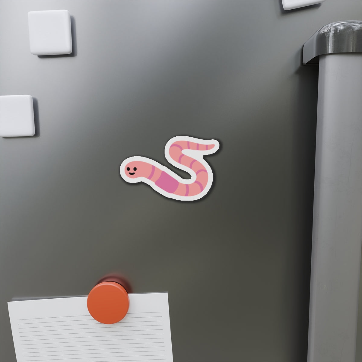 Die-Cut Worm Magnet